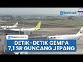 Rekaman CCTV Gempa Berkekuatan 7,1 SR Guncang Jepang, Peringatan Tsunami Dikeluarkan