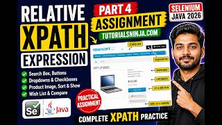 70. Relative XPath Expression - Part 4 - Assignment (Selenium Java 2026)