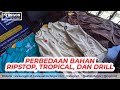 CARA MUDAH MEMBEDAKAN BAHAN KEMEJA LAPANGAN | DRILL, TROPICAL DAN RIPSTOP