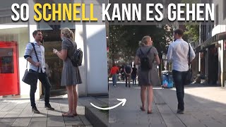 Frauen ansprechen und DIREKT auf Dates kennenlernen (+Live-Flirt)