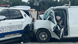 102825 MCSO SGT INJURED WHEN DISTRACTED DRIVER SLAMS INTO HIM