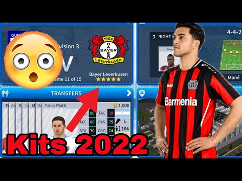 How To Create Bayer 04 Leverkusen Team Kits & Logo 2022 Dream League Soccer