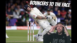 American Reacts to Cricket Bouncers to the Face!
