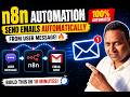 n8n Automation Tutorial: Send Emails Automatically from User Messages (Step-by-Step Demo)