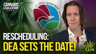 DEA scheduled a public hearing to discuss the rescheduling of marijuana for December 4th.