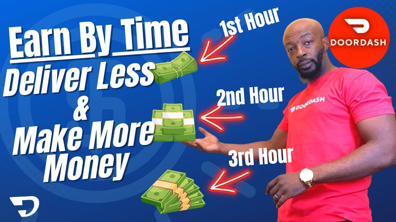 Doordash Earn By Time: Slow Down & Earn More Money!! - YouTube