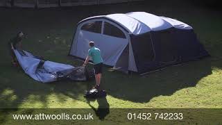 Outwell Stone Lake ATC Tent Pitching \u0026 Packing Video