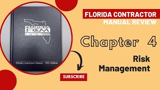 Florida Contractors Manual Chapter 4 Review for the Business and Finance Exam
