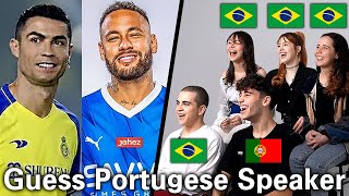 4 Brazilian & Portuguese Guess Portuguese Speaker's Nationality by Listening!!(I