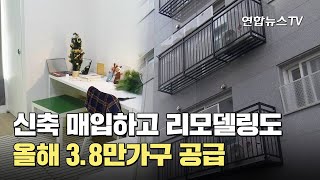 신축 매입하고 리모델링도…올해 3.8만가구 공급 / 연합뉴스TV (YonhapnewsTV)