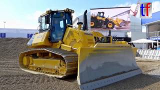 bauma 2016: KOMATSU D61PXi Dozer \u0026 Radio Controled Model of D65WX, 12.04.2016.