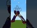 MINECRAFT PIXEL ART TIME LAPSE ( VOLTES V ) #shorts #minecraft #voltes5