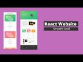 Create a Responsive  Watches Website ⌚ Design Using Reactjs, Styledcomponents and Smooth Scroll