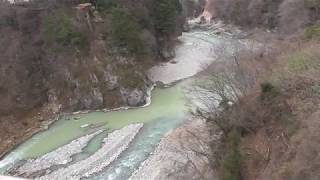 [Kinugawa Onsen 鬼怒川温泉] A Giant Oni at Fureai Bridge in Nikko, Tochigi, Japan