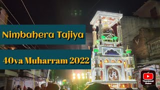 Nimbahera 40va Tajiya (Muharram) #vlog4 #nimbaheramohram