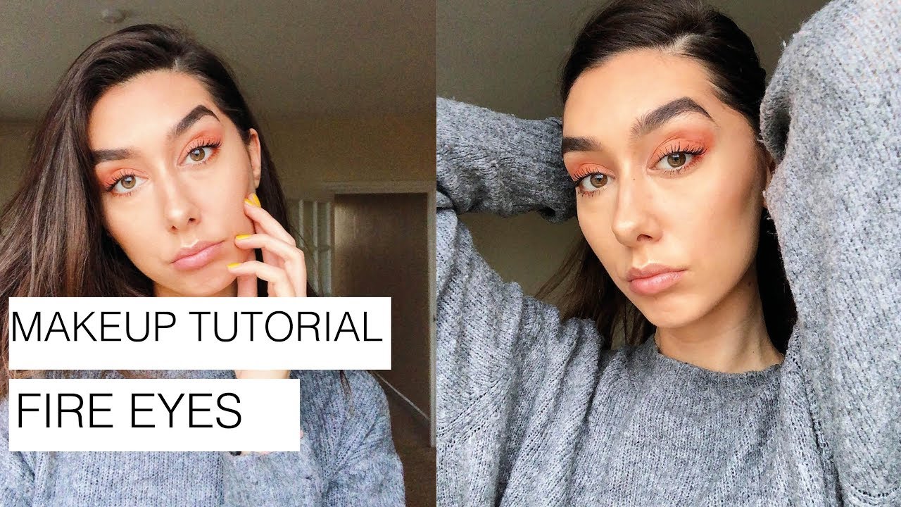 Makeup Tutorial Fire Eyes Youtube