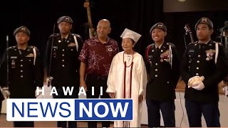 Farrington High surprises centenarian with 1942 diploma on her birthday