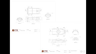 Part 15 Detail Drawing of Rear Top Casing & Front Top Casing for Electric Eraser in Solidworks