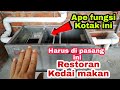 Alat penapis atau perangkap minyak masak