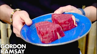 Gordon Ramsay & A Vegetarian Cook A Beef Fillet