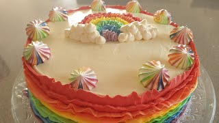 Rainbow cake/Tort curcubeu