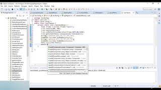 Java JSplitPane using Swing