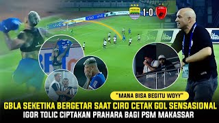 GOL EMOSIONAL CIRO ALVES MERINDING😭Persib Bandung Makin Dingin🥶PSM Makassar Tak Berdaya Di GBLA🔥