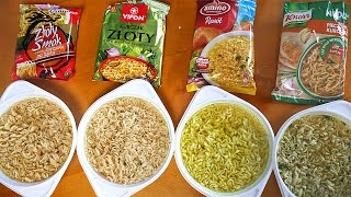 ZUPKI CHIŃSKIE Z BIEDRONKI | Testy jedzenia z marketów #16