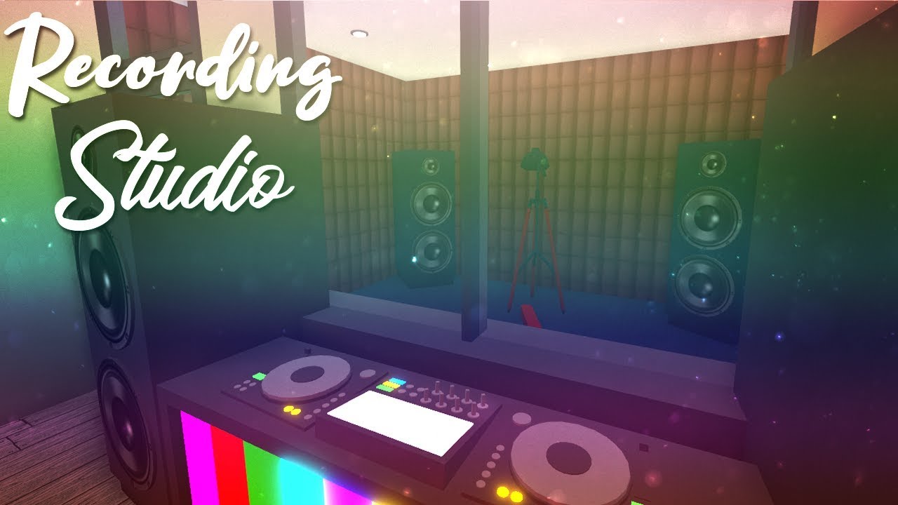 Recording Studio Roblox Bloxburg Youtube