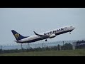 Boeing 737-8AS Ryanair Take Off from EPRZ Rzeszów-Jasionka Airpot