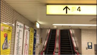 南北線麻布十番駅改札外エスカレーターその４_escalator Tokyometro NanbokuLine Azabu-zuban ST. Tokyo