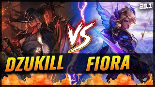 Dzukill - Yone vs Fiora TOP Patch 25.S1.1 - Yone Gameplay