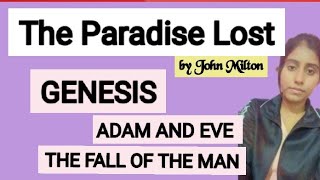 THE PARADISE LOST// Genesis// Adam & Eve // The Fall of the Man// @APEducationHub