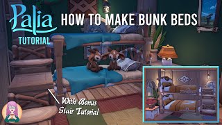 How to Make Bunk Beds and Walkable Stairs in Palia, A Double Tutorial