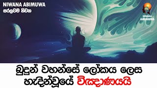 බුදුන් වහන්සේ ලෝකය ලෙස හැදින්වූයේ විඤ්ඤාණයයි.(සරලවම නිවන් මග).-Wariyapola Dhammagaweshi Thero-