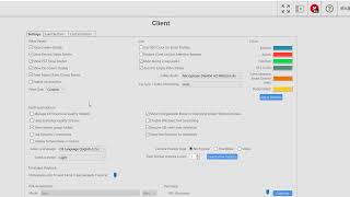Exacq Client Settings