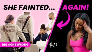 Scary Moment, She Was Rushed To The ER After BBL Surgery | BBL Gone Wrong