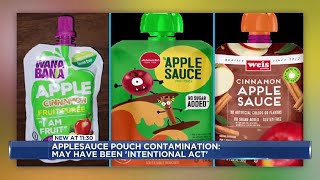 Applesauce pouches may have been intentionally contaminated, FDA official says