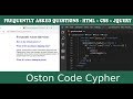 How to create a FAQ section   - HTML + CSS + JQUERY
