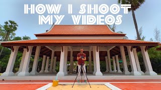 How I shoot my videos - BEHIND THE SCENES July 2024