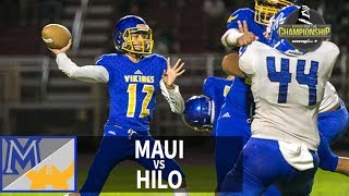 Vikings set up return trip to defend title | SL Replay | Maui vs. Hilo (Nov. 9, 2018)