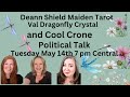 Political talk and tarot with Deann, Val and Coleen