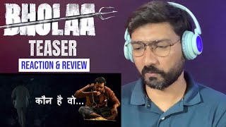 BHOLAA teaser reaction and review | Remake of kaithi | Ajay Devgan | Fps review | 30th march 2023