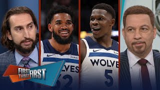 Timberwolves 'attempting to rewrite history' in Nick’s Playoff Tiers | NBA | FIRST THINGS FIRST