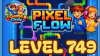 Pixel flow© - Level 749 - solution - walkthrough