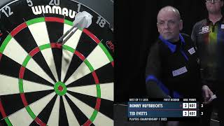 Crazy Checkouts \u0026 180's Ronny Huybrechts v Ted Evetts - Players Championship 1 2023 highlight