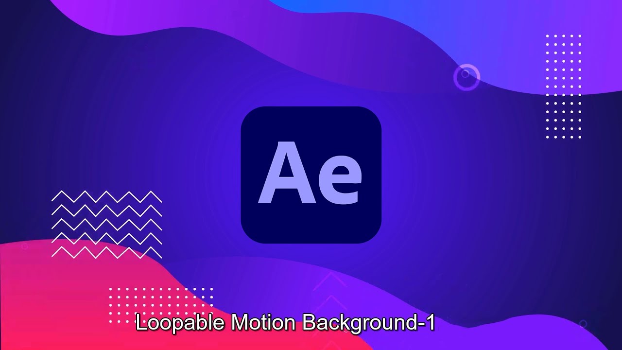 Aftereffects Tutorial: Loopable Motion Background Animation Tutorial ...