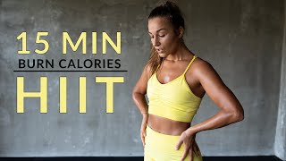 15 Min Full Body HIIT Workout | Burn Lots Of Calories | Do At Home | No Equipment