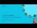 Cisco SD-WAN: Multicloud Overview and Demonstration