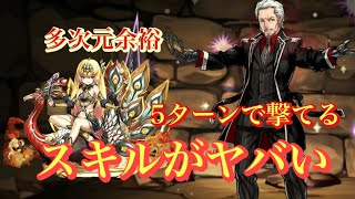 【パズドラ】ルフィの相方マリウスがヤバイ！！5ターンで2ターン続く吸収無効とか優秀すぎだろ！